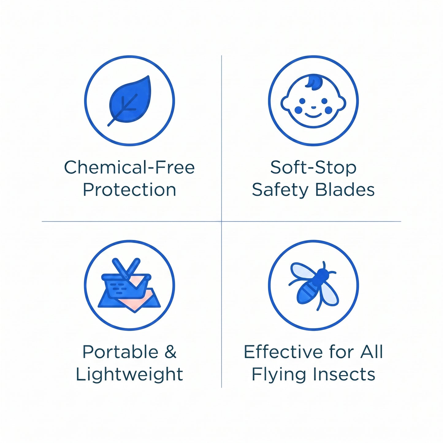 FlyShield™ Repellent Fan – Chemical-Free Insect Deterrent